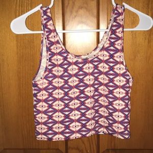 Pattern Forever 21 Crop Top